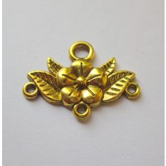 Tibetan silver connector 24*20 mm - 1 pair