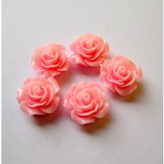 Akril rózsa kaboson -  20 mm - rózsaszín
