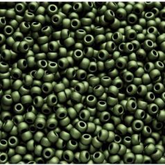 Toho 11/0 - #617 -  Matte Metallic Dark Olive - 10 gr