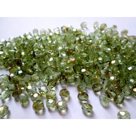 Czech fire polished beads - 4 mm