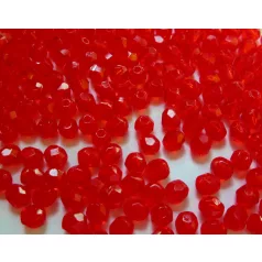 Czech fire polished beads - 4 mm