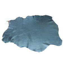   Metál világoskék prémium báránybőr - 20*10 cm          