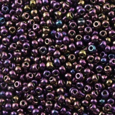 Toho 11/0 - #85 -  Metallic Purple Iris - 10 gr