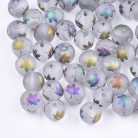 Czech glass pearl - 8 mm - 20 pcs/pack - green peas