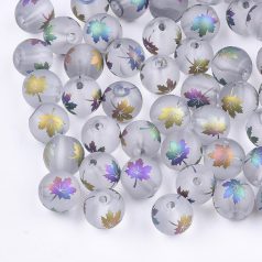 Czech glass pearl - 8 mm - 20 pcs/pack - green peas