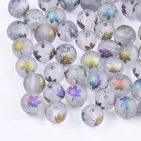 Czech glass pearl - 8 mm - 20 pcs/pack - green peas