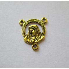 Tibetan silver connector 24*20 mm - 1 pair