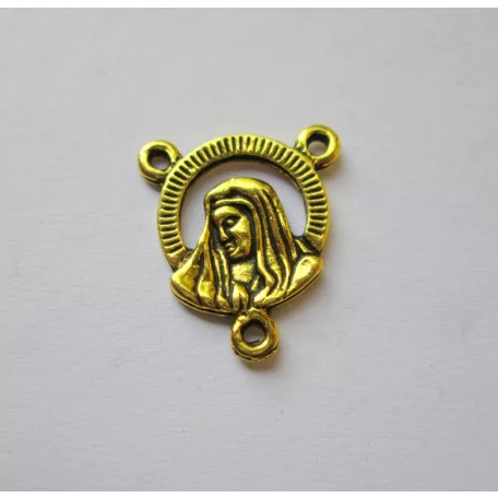 Tibetan silver connector 24*20 mm - 1 pair