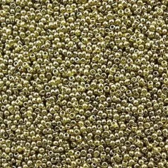 Toho 11/0 - #457 -  Green tea Gold Luster - 10 gr