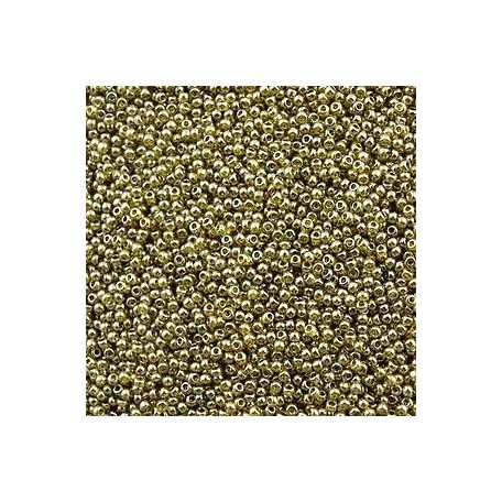 Toho 11/0 - #457 -  Green Tea Gold Luster - 10 gr