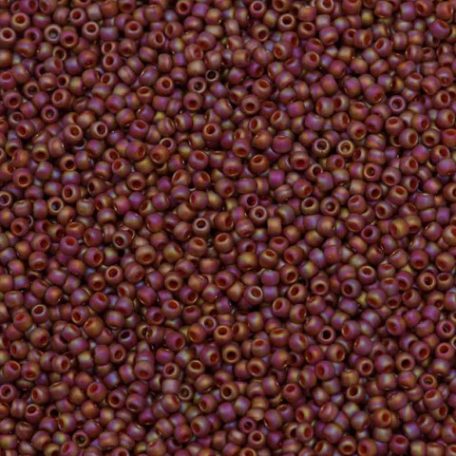 Toho 15/0 - #2640F - Semi-Glazed Rainbow - Burnt Orange - 5 gr