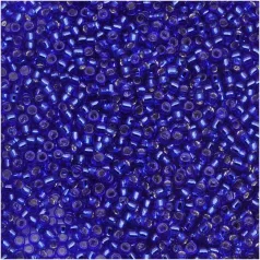 Toho 11/0 - #28 -  Silver Lined Cobalt - 10 gr