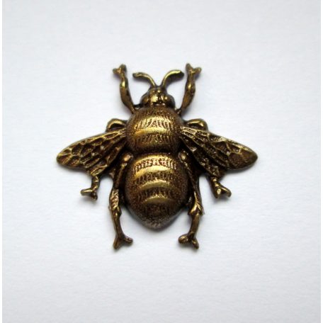 Bee - antique silver - 19*18 mm