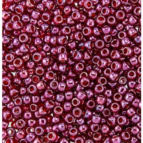 Toho 11/0 - #332 - Cranberry Gold Luster - 10 gr