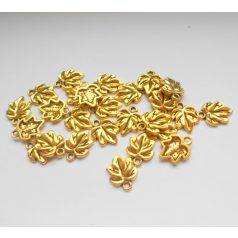 Leaf charm - 16*12 mm - antique gold