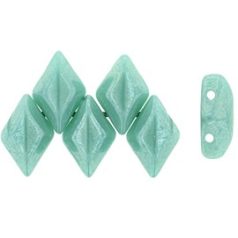   Gemduo 8x5 mm - Luster Opaque Turquoise - #L63130 - 5 gr (34 db)