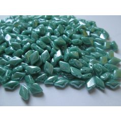   Gemduo 8x5 mm - Luster Opaque Turquoise - #L63130 - 5 gr (34 db)