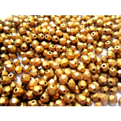 Czech fire polished beads - 4 mm