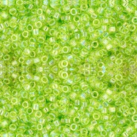 Toho Treasure 11/0 - Transparent Rainbow Lime Green - #164 - 5 gr