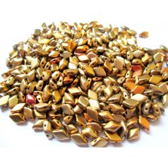   Gemduo 8x5 mm - Matte Metallic Gold Iris- #K0161 - 5 gr (34 db)