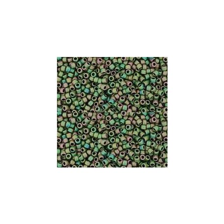 Toho 15/0 - #707 -Matte Color Iris Peridot - 5 gr