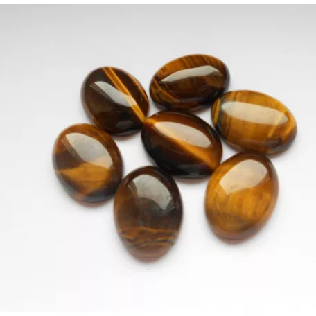 Tigrisszem kaboson - 20x15 mm