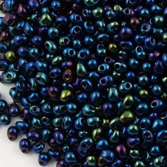 Miyuki 2,8 mm drop - #4201 - Galvanized Silver - 10 gr