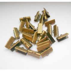 Szalagvégzáró - 20x6 mm - 4 db - bronz