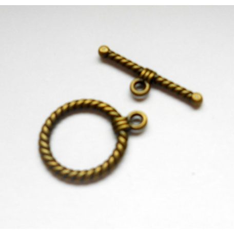 Toggle clasp - bronze - 25*18 mm