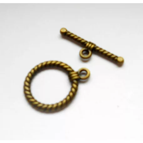 Toggle clasp - bronze - 25*18 mm
