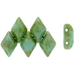 Gemduo 8x5 mm - Turquoise Picasso - #T63130 - 5 gr (34 db)