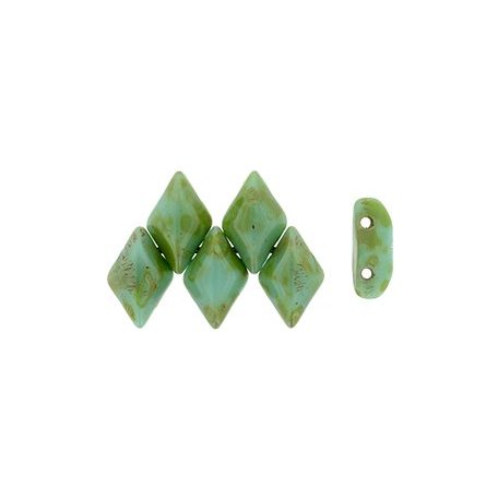 Gemduo 8x5 mm - Turquoise Picasso - #T63130 - 5 gr (34 db)