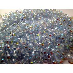 Czech fire polished beads - 4 mm