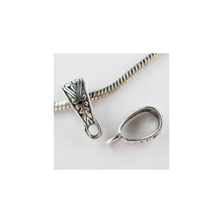 Medálvezető - 18*7 mm - ezüst
