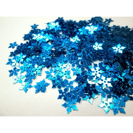 Sequins - 9 mm - Flower - Metallic Turquoise - 2gr