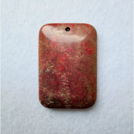 Corall fossil pendant bead