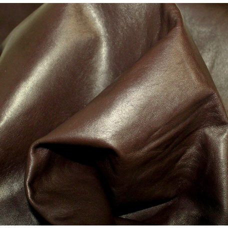 Csokoládébarna - báránybőr - 20*10 cm          