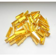 Szalagvégzáró - 25x6 mm - 4 db - arany