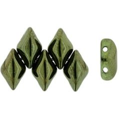Gemduo 8x5 mm - Metallic Olivine - #LK23980 - 5 gr (34 db)