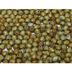 Czech fire polished beads - 4 mm