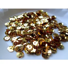 Flitter - 7 mm -  arany