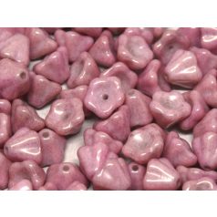 Cseh harangvirág - 8x6 mm - Chalk white lila luster