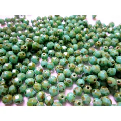 Czech fire polished beads - 4 mm