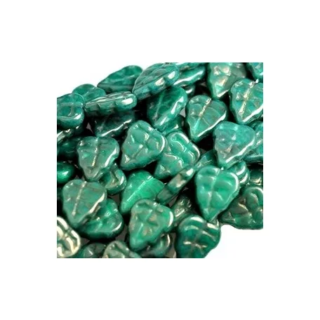 Czech leaf bead - 10*8 mm