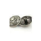 Antique finish metal button 