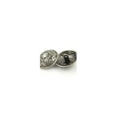 Antique finish metal button 