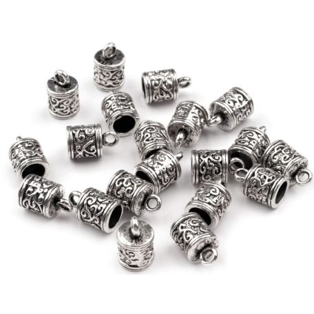 Végzáró, csomórejtő, gyöngykupak - 10x8 mm