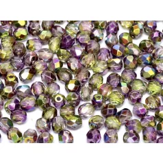 Czech fire polished beads - 4 mm
