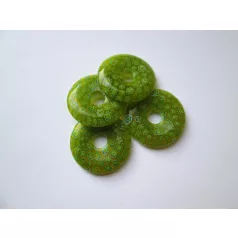 Millefiori glass bead - 18 mm - blue