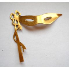 Álarc - sárgaréz veret - 44*40 mm